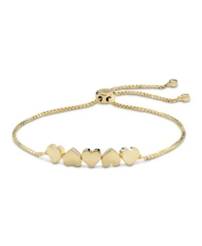 Devata Round Link Box Chain Slider Bolo Bracelet In 14k Gold Fits 6.0 In To 8.0 In Wrist Approx.4.5 Grams