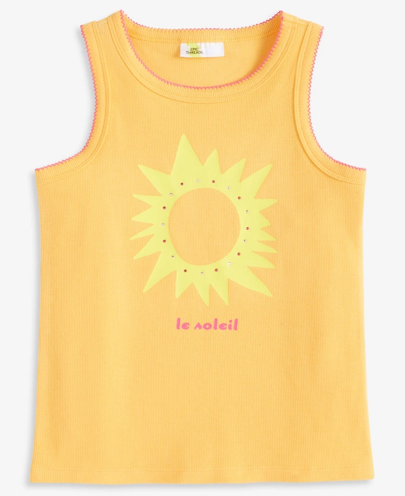 Epic Threads Girls Le Soleil Tank Top, Exclusively at Macy's