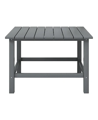 Kids Outdoor Patio Furniture Hdpe 30" Wide Square Dining Table