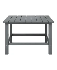 Kids Outdoor Patio Furniture Hdpe 30" Wide Square Dining Table
