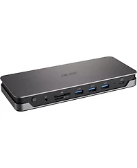 acer Usb Type-c Gen 1 Dock | 2 x Hdmi 2.0 Ports | 1 x Display Port | 3 x Usb 3.1 Gen1 Ports | Ethernet | Power Delivery – 85W | Sd Card Reader