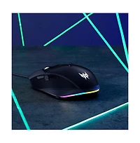 acer Predator Cestus 335 Gaming Mouse with PixArt 3370 Sensor, Adjustable Dpi Settings & 16.8 Million Rgb Color Lighting Combinations