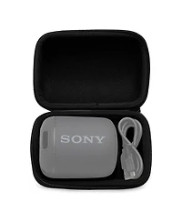 Sony Srs-XB100 Wireless Bluetooth Portable Speaker (Gray) with Case Bundle