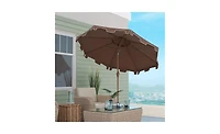 Outdoor Beach Umbrella – Portable and Uv-Protected Shade for Beach, Patio, or Activities