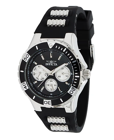 Invicta Women's 37316 Aviator Quartz Chronograph Black Dial Watch