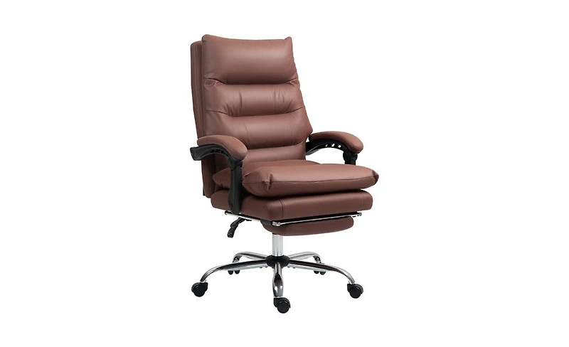 Massage Office Chair with Lumbar Support and Reclining Function