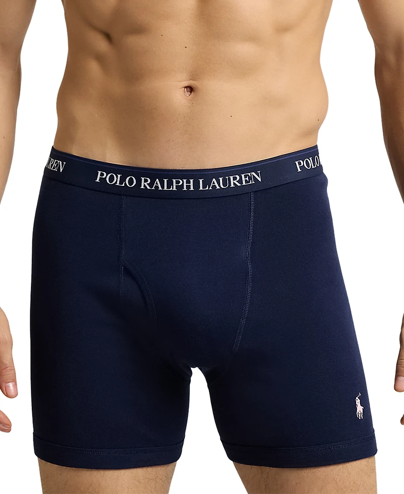 Polo Ralph Lauren Men's 3-Pack Classic Cotton Boxer Briefs