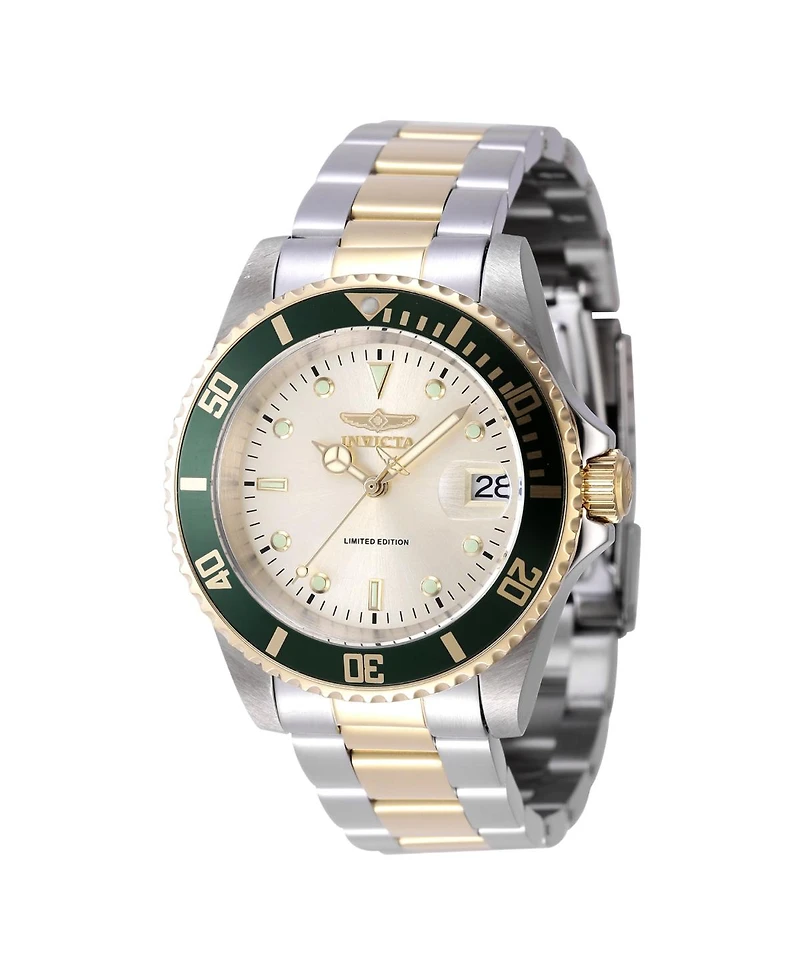 Invicta Men's 47395 Pro Diver Automatic 3 Hand Champagne Dial Watch