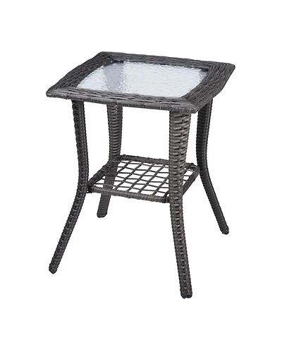 Outdoor Side Table Stylish and Functional for Patio, Garden, or Balcony Use