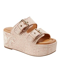 Marc Fisher Ltd Women's Poppy High Platform Wedge Sandals