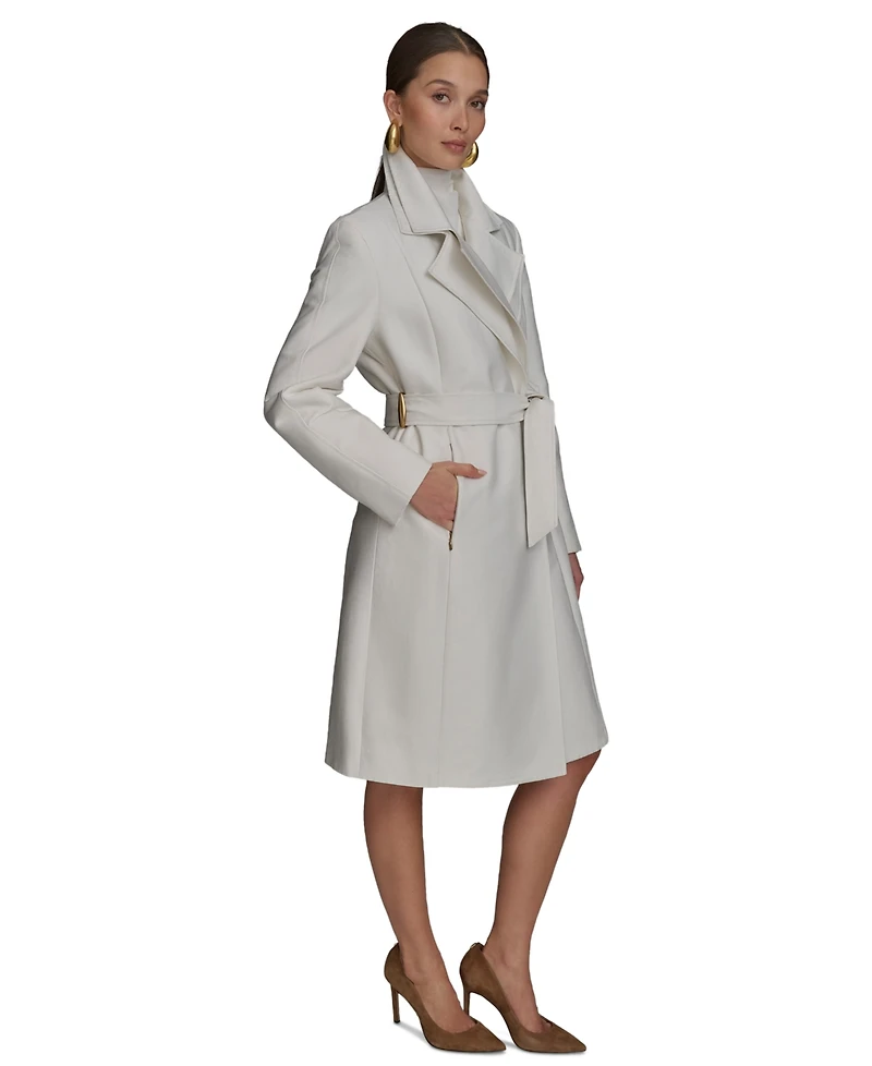 Donna Karan New York Women's Double-Collar Trench Coat
