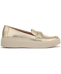 LifeStride Women's Geneva Closed Round Toe Platform Penny Loafers