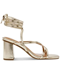 Dv Dolce Vita Women's Haze Strappy Lace-Up Block-Heel Dress Sandals
