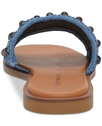 Lucky Brand Women's Gidya Beaded Slide Flat Sandals