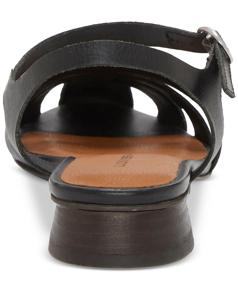 Lucky Brand Women's Zilma Ankle Strap Fisherman Flat Sandals