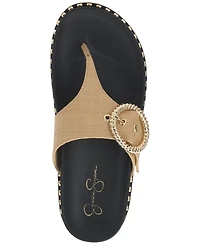 Jessica Simpson Women's Cymmeri Hooded Thong Flat Sandals