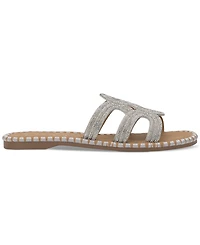 Jessica Simpson Women's Bria Rhinestone Slide Sandals