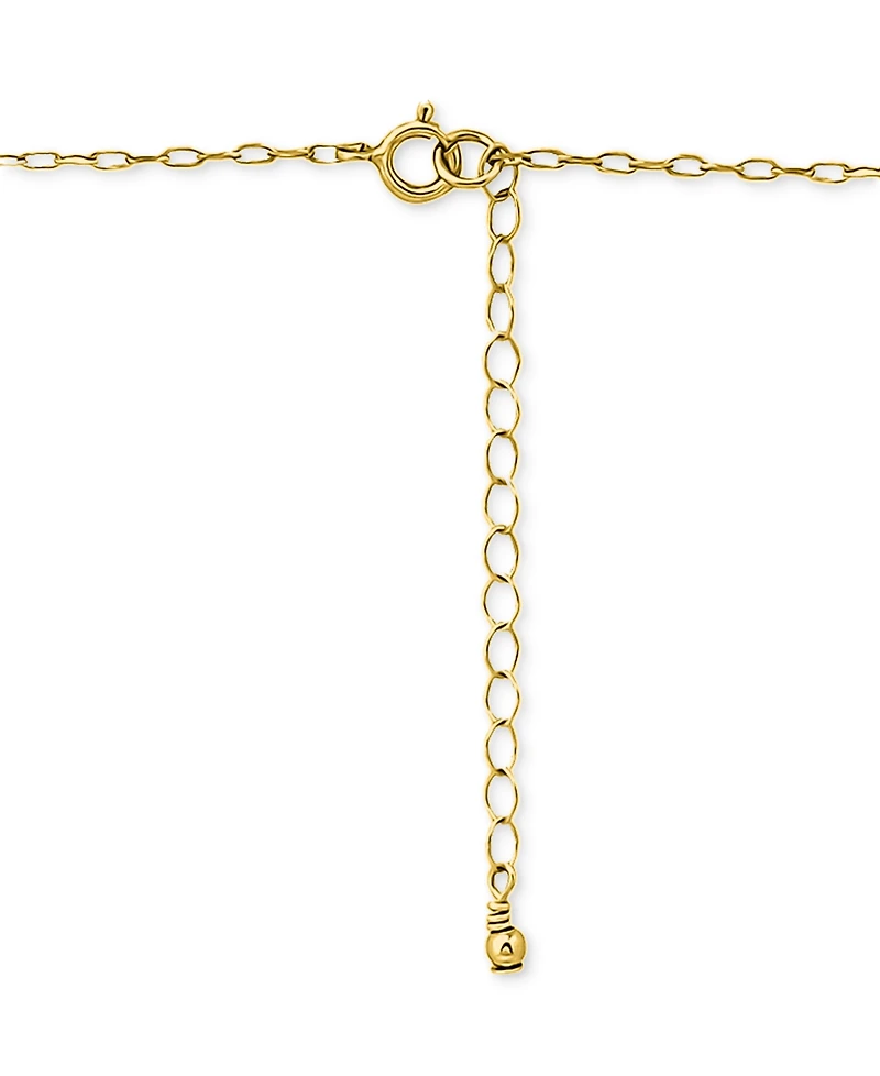Giani Bernini Cubic Zirconia Heart Pendant Necklace, 16" + 2" extender, Exclusively at Macy's