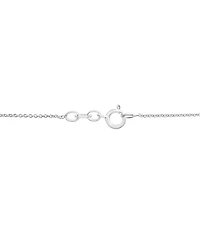 Lab-Created Opal (1-1/10 ct. t.w.) & Lab-Created White Sapphire (1/5 ct. t.w.) Vine Inspired 18" Pendant Necklace in Sterling Silver
