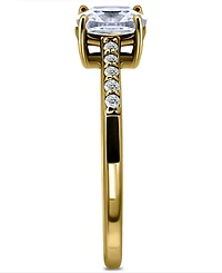 Giani Bernini Cubic Zirconia Cushion Cut & Pave Ring, Exclusively at Macy's