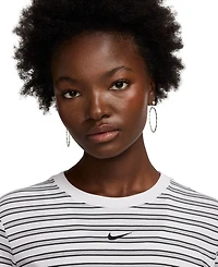 Nike Sportswear Women's Chill Knit Slim Striped T-Shirt