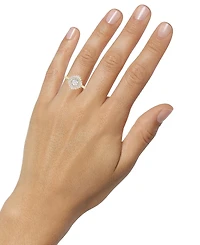 Diamond Round Double Halo Engagement Ring (1-1/2 ct. t.w.) in 14k Gold