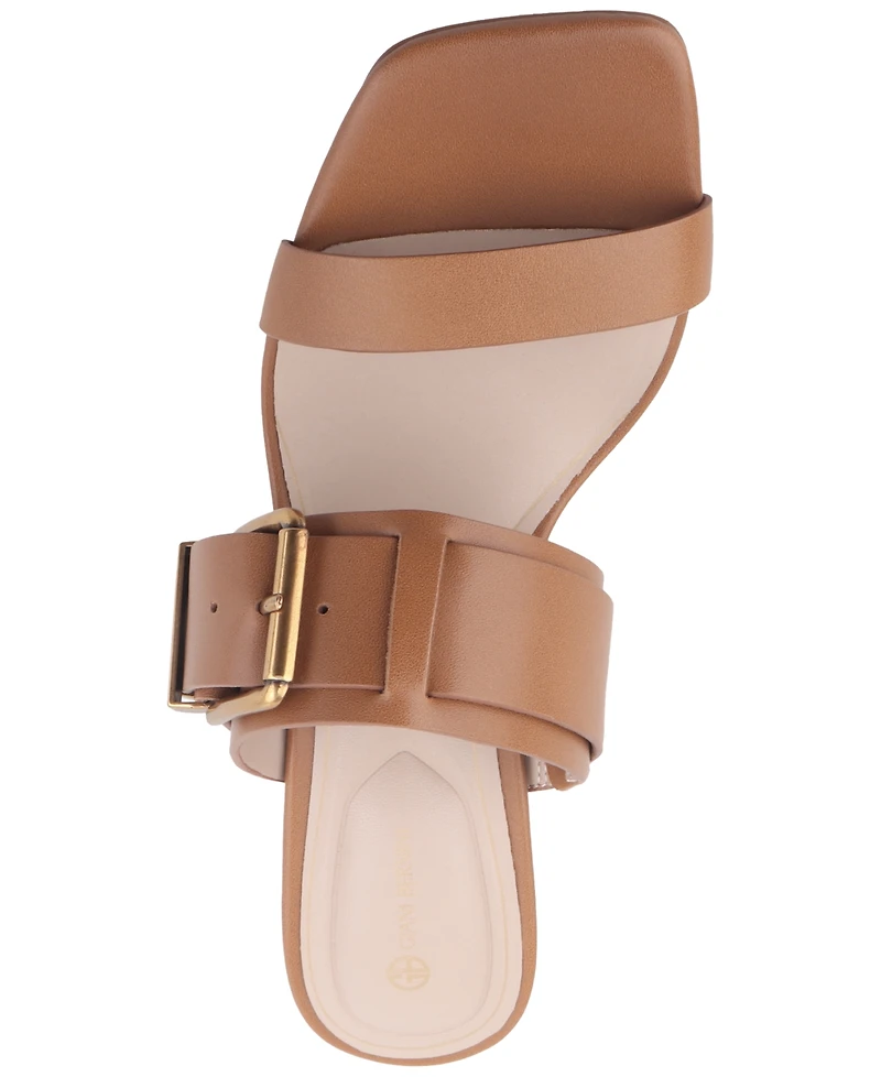 Giani Bernini Women's Hillarry Buckle Block Heel Dress Sandals, Created for Macy's
