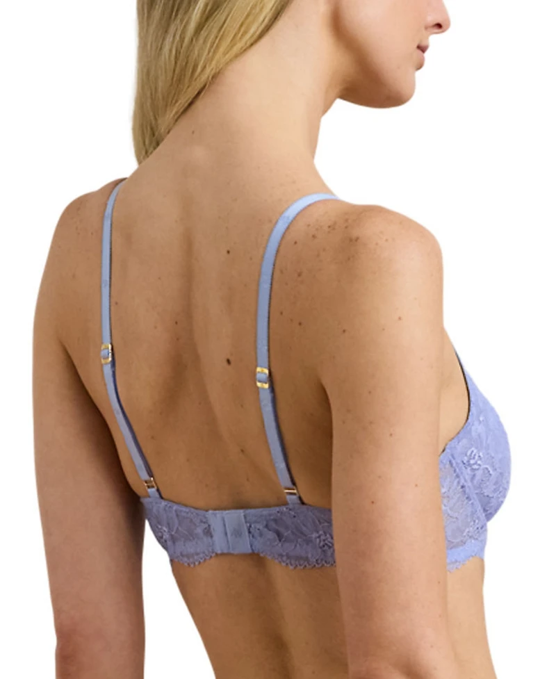 Lauren Ralph Women's Unlined Lace Full Coverage Bra