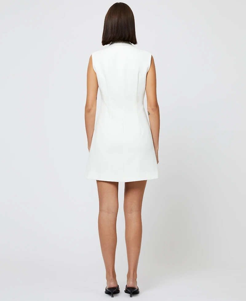 French Connection Women's Whisper Sleeveless Tux Dress