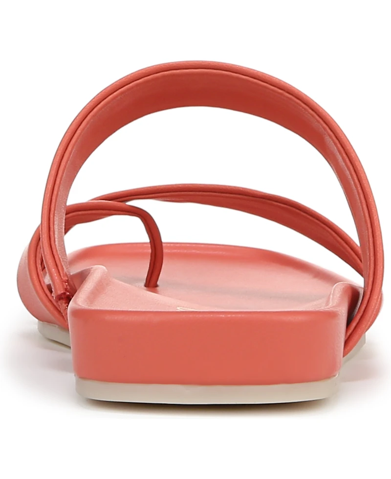 Franco Sarto Women's Estella Open Square Toe Slide Flat Sandals