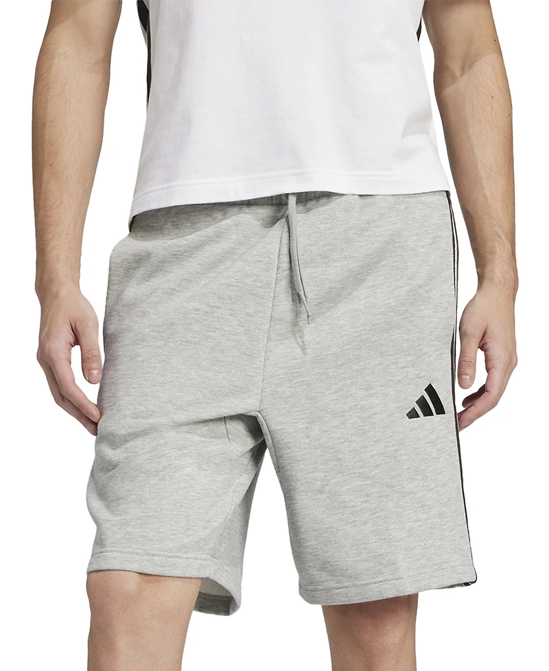 adidas Men's Essential Three Stripes Fleece Shorts