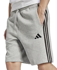 adidas Men's Essential Three Stripes Fleece Shorts