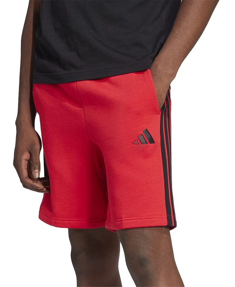 adidas Men's Essential Three Stripes Fleece Shorts