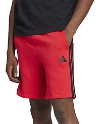 adidas Men's Essential Three Stripes Fleece Shorts