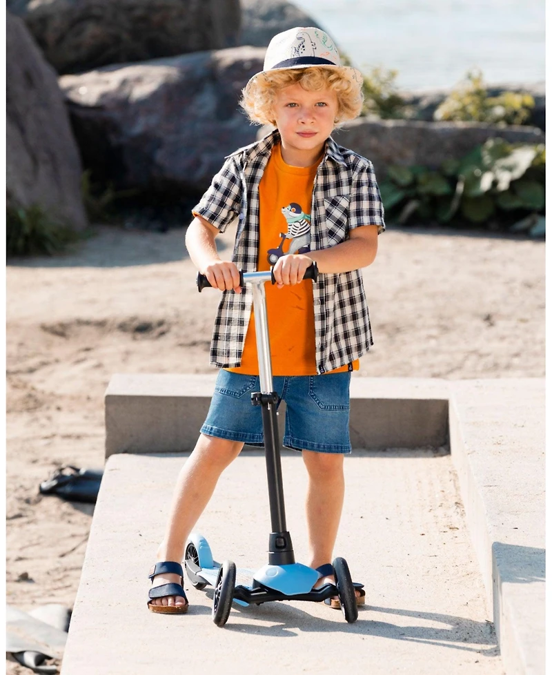 Deux par Deux Baby Boys Denim Short Dark Denim Blue