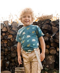 Deux par Deux Baby Boys Parachute Cargo Pocket Shorts Light Beige
