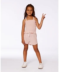 Deux par Big Girls Crinkle Short Light Old Pink