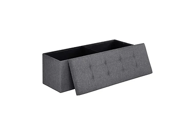 Songmics Home Folding Storage Ottoman Bench