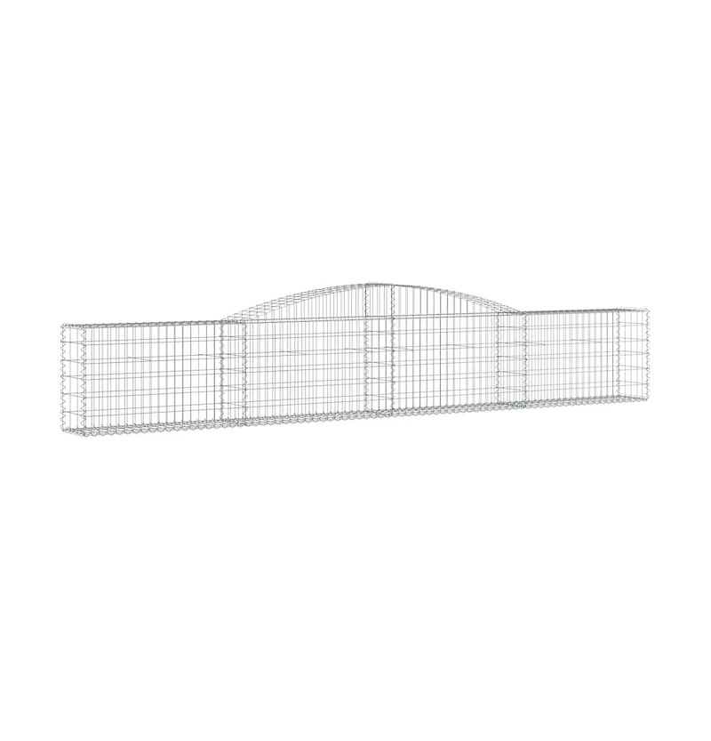 Gabion Basket Silver Galvanized Iron Extra Large