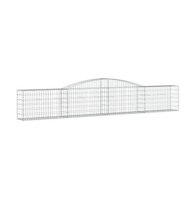 Gabion Basket Silver Galvanized Iron Extra Large