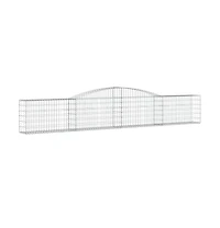 Gabion Basket Silver Galvanized Iron Extra Large