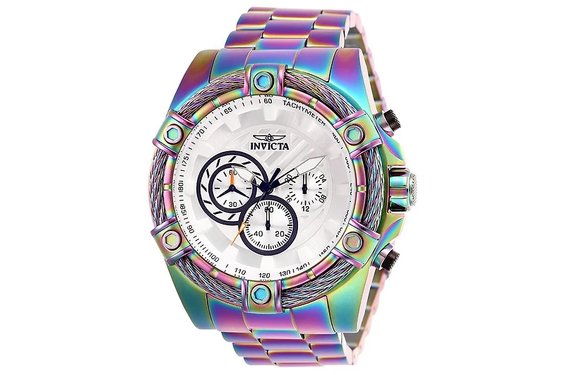 Invicta Men's 25520 Bolt Quartz Chronograph White Dial Watch