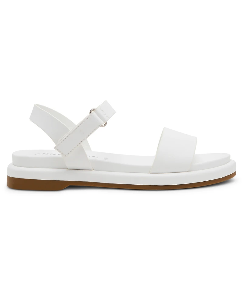 Anne Klein Women's Elani Round Toe Footbed Sandals