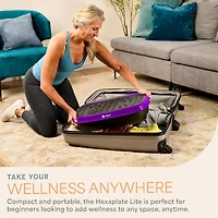 Lifepro Compact Vibration Plate Exercise Machine - Mini Full Body Platform for Lymphatic Drainage & Pain Relief