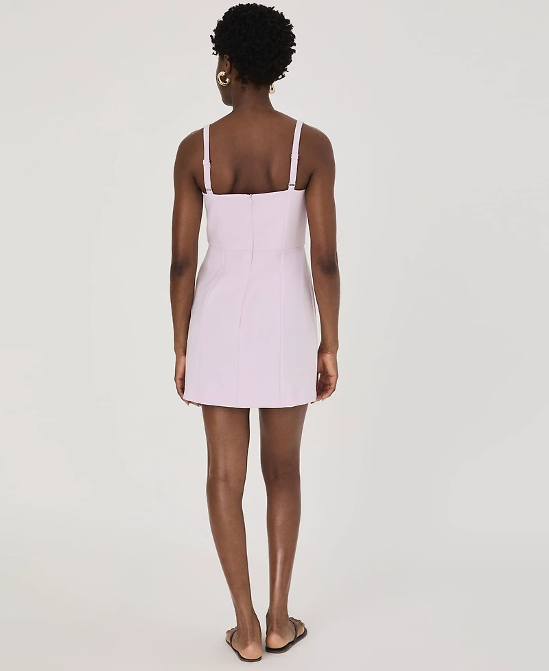 French Connection Women's Whisper Bow-Trim Strappy Mini Dress