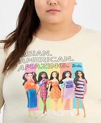 Hybrid Apparel Trendy Plus Barbie Asian American Amazing Graphic Top