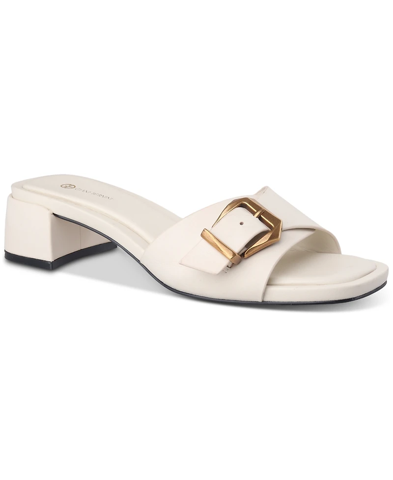 Giani Bernini Women's Kamilla Buckle Block Heel Dress Sandals, Created for Macy's