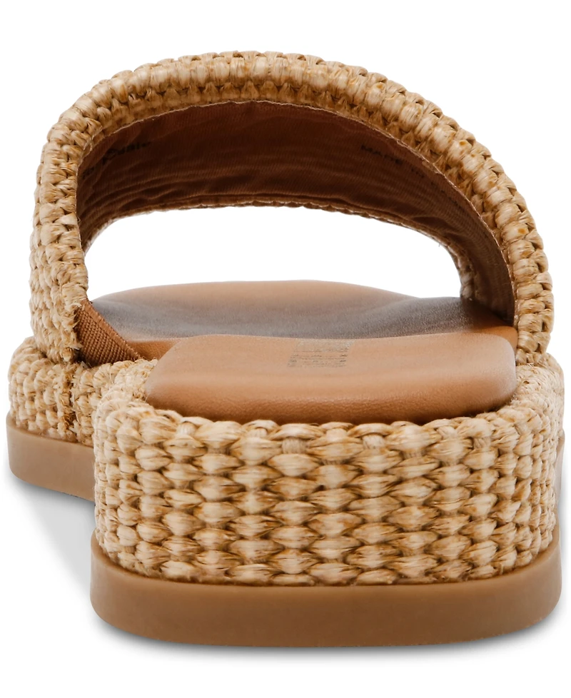 Steve Madden Women's Boardwalk Espadrille Slide Sandals