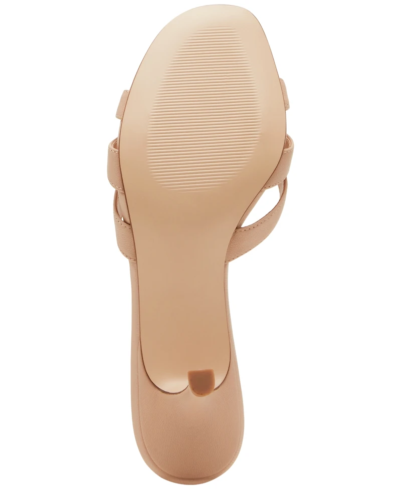 Steve Madden Women's Cary Strappy Kitten-Heel Mule Sandals