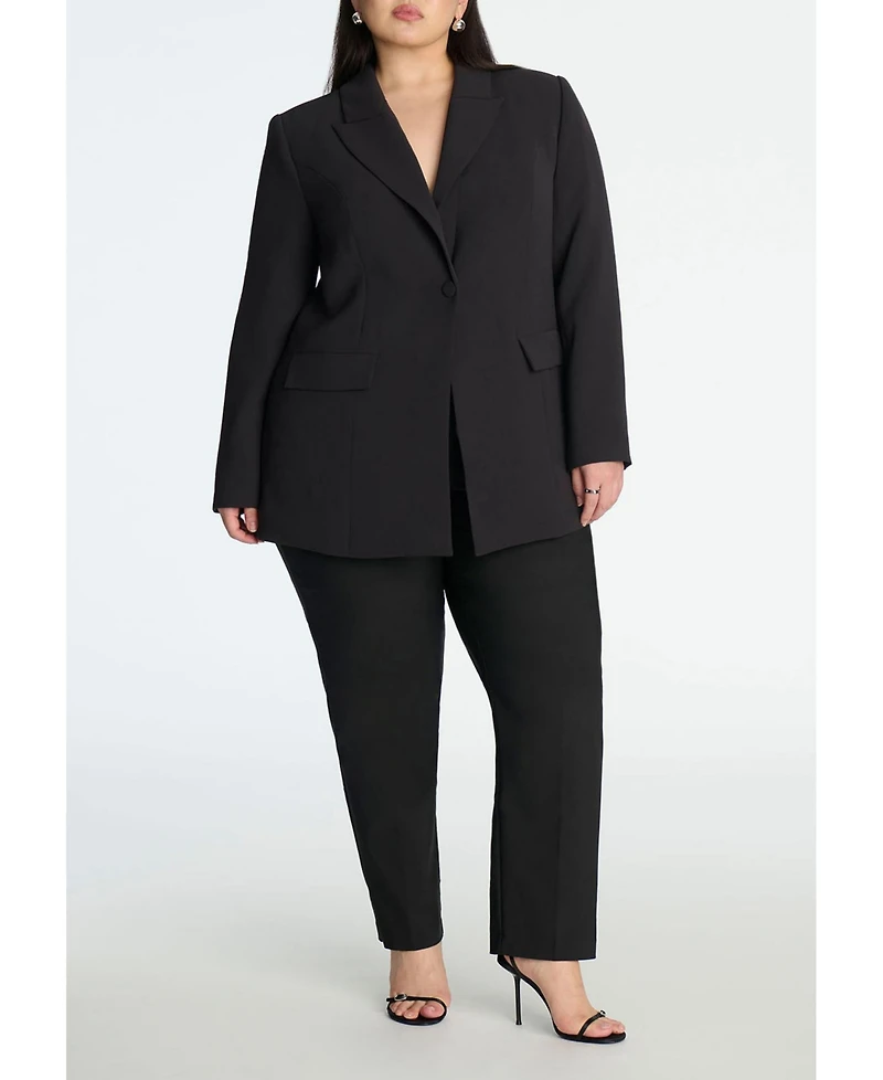 Eloquii Women's Heart Cutout Blazer